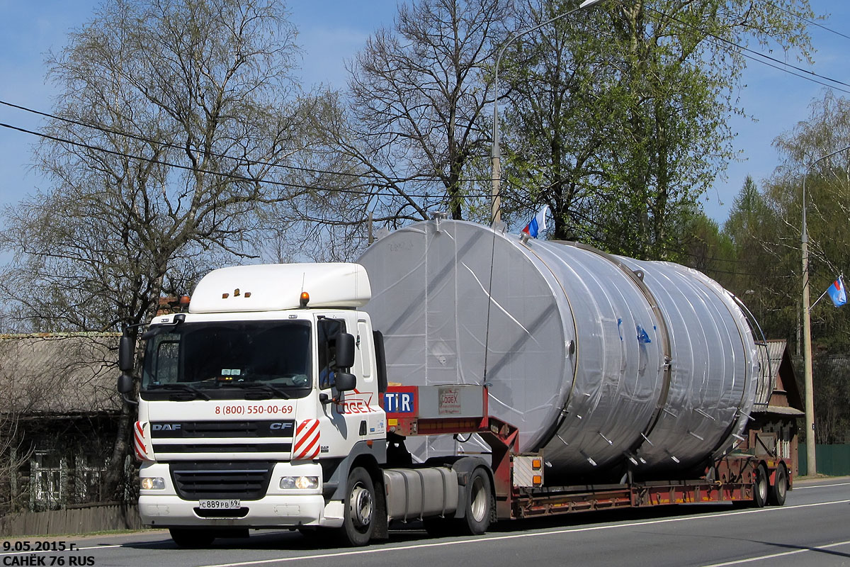 Тверская область, № С 889 РВ 69 — DAF CF85 FT