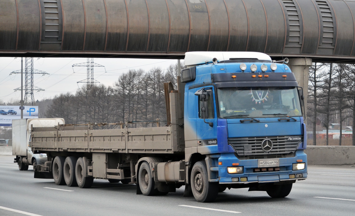 Курская область, № М 584 НР 46 — Mercedes-Benz Actros ('1997) 1840