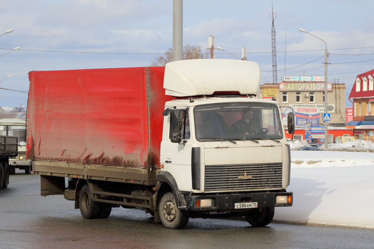 Томская область, № С 586 КМ 70 — МАЗ-437043