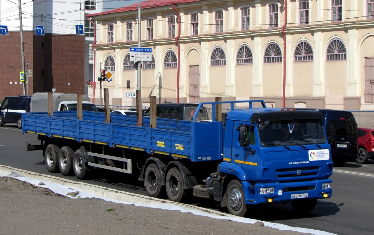Красноярский край, № В 566 МУ 124 — КамАЗ-65116-A4(23)