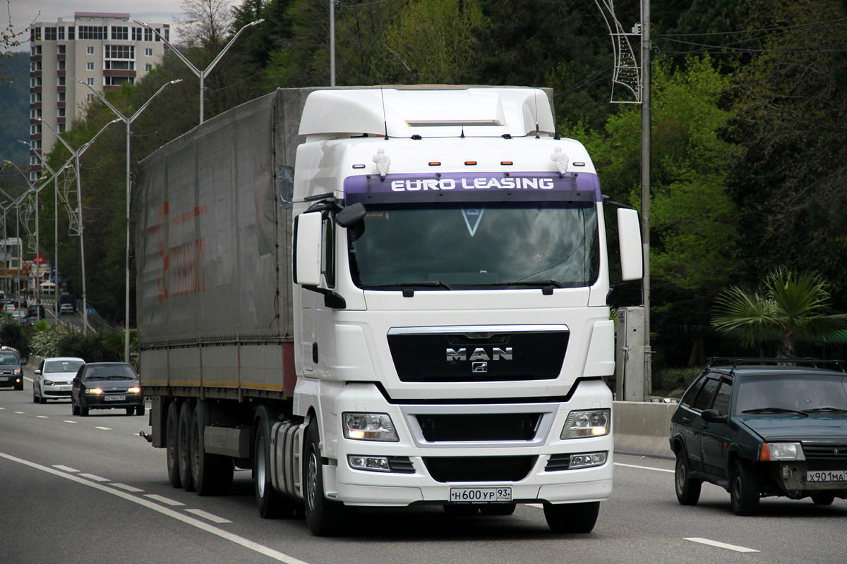 Краснодарский край, № Н 600 УР 93 — MAN TGX ('2007) 18.400