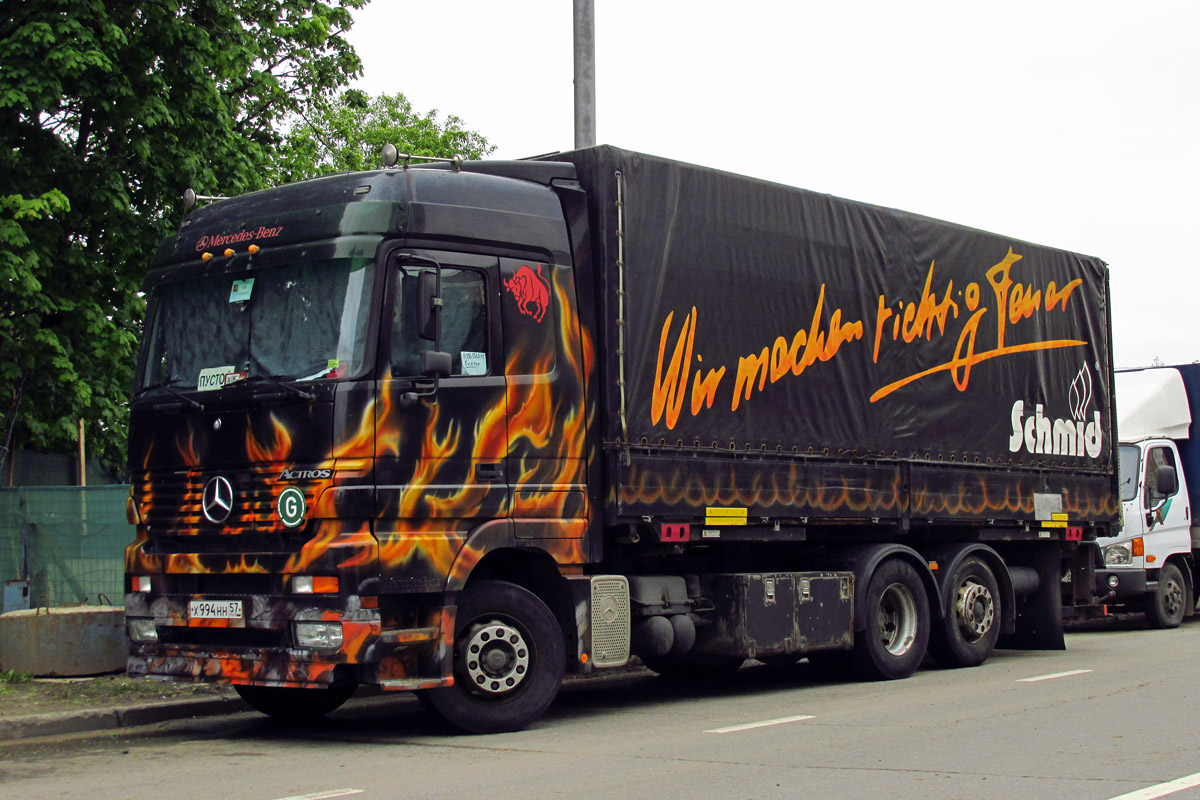 Орловская область, № Х 994 НН 57 — Mercedes-Benz Actros ('1997) 2540