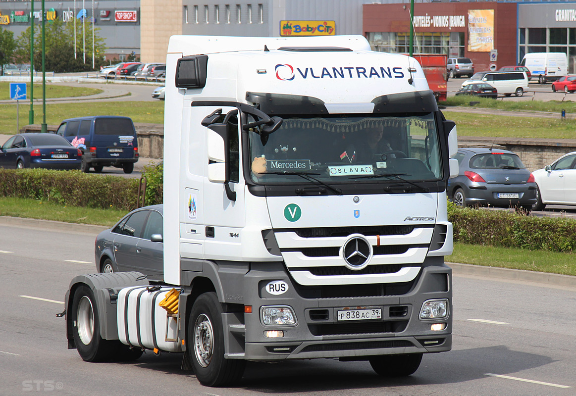 Калининградская область, № Р 838 АС 39 — Mercedes-Benz Actros ('2009) 1844