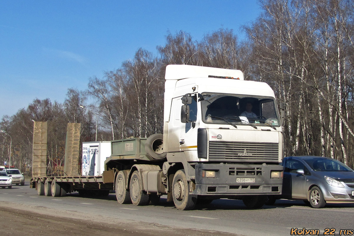 Москва, № О 358 УО 197 — МАЗ-6430A8