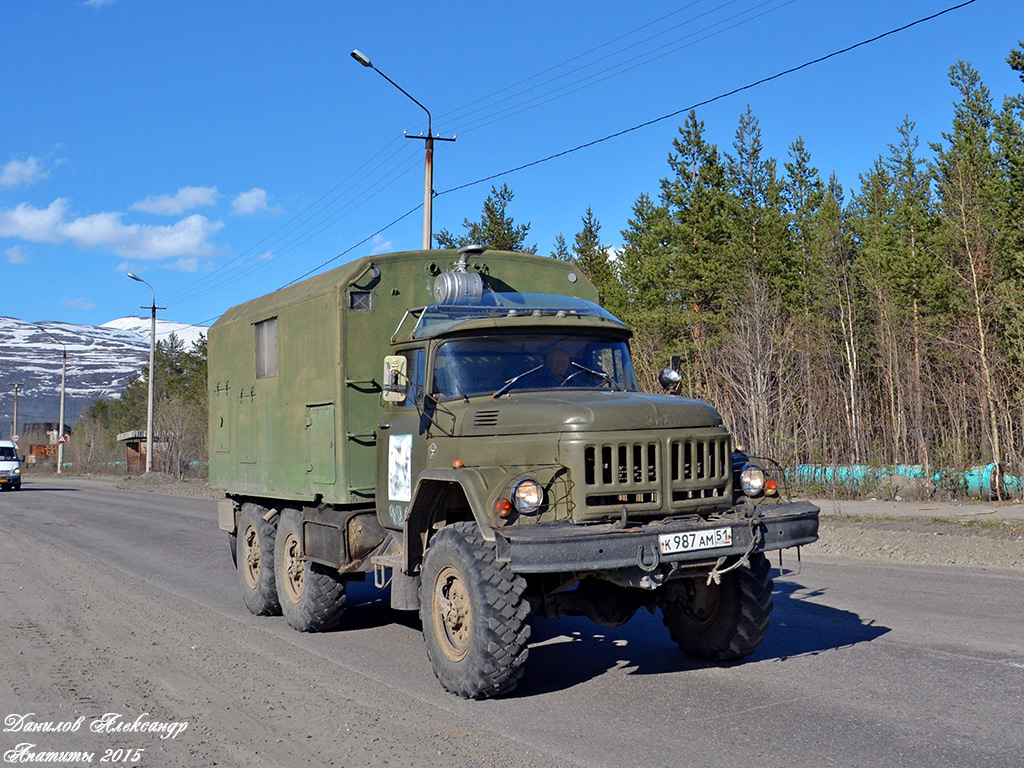 Мурманская область, № К 987 АМ 51 — ЗИЛ-131 (общая модель)