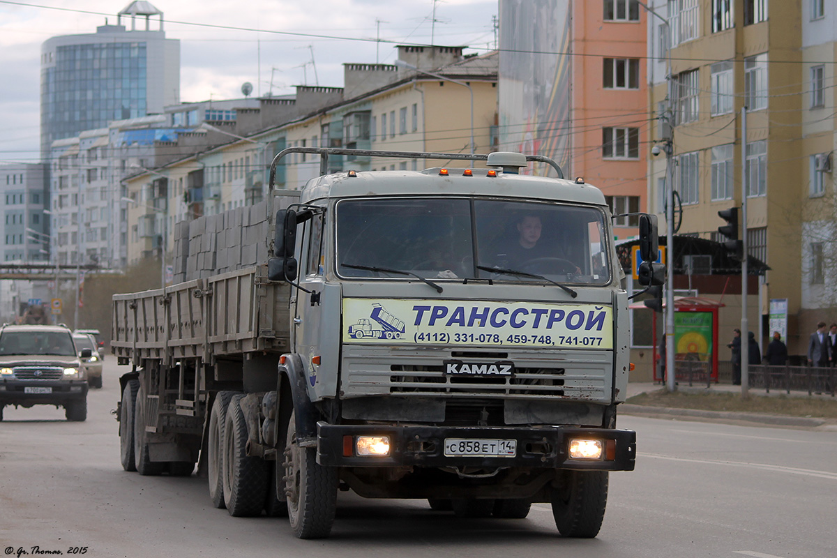 Саха (Якутия), № С 858 ЕТ 14 — КамАЗ-54115-15 [54115R]
