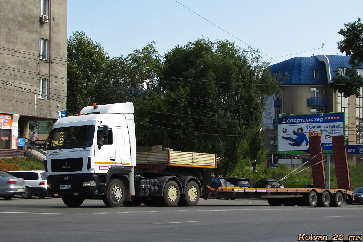 Новосибирская область, № А 954 ТР 154 — МАЗ-6430A9