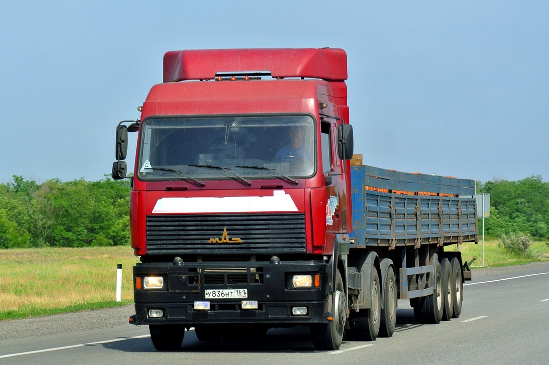 Ростовская область, № У 836 НТ 161 — МАЗ-6430A8