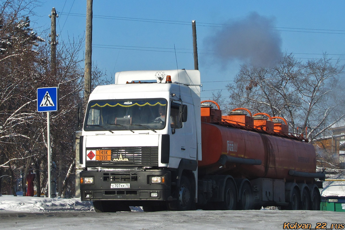 Томская область, № С 707 КК 70 — МАЗ-6430A8