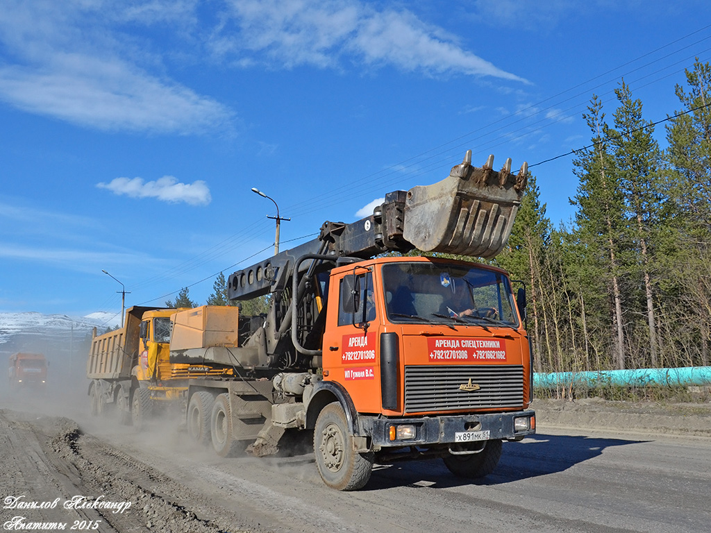 Мурманская область, № Х 891 МК 51 — МАЗ-63038