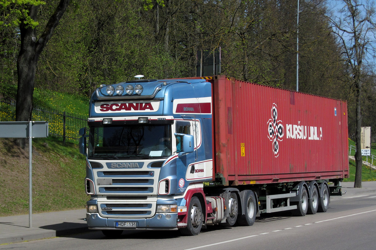 Литва, № HDF 131 — Scania ('2004) R420