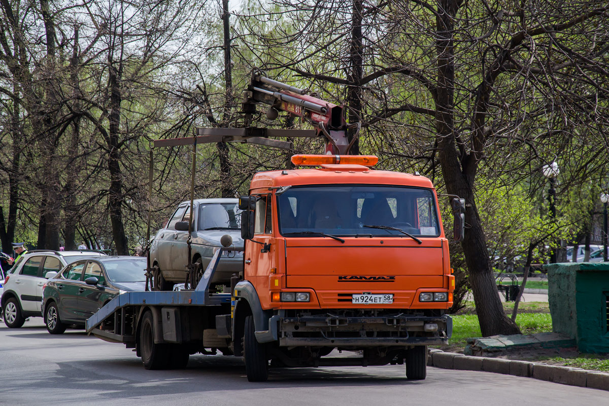 Пензенская область, № Н 924 ЕТ 58 — КамАЗ-4308-H3(99)
