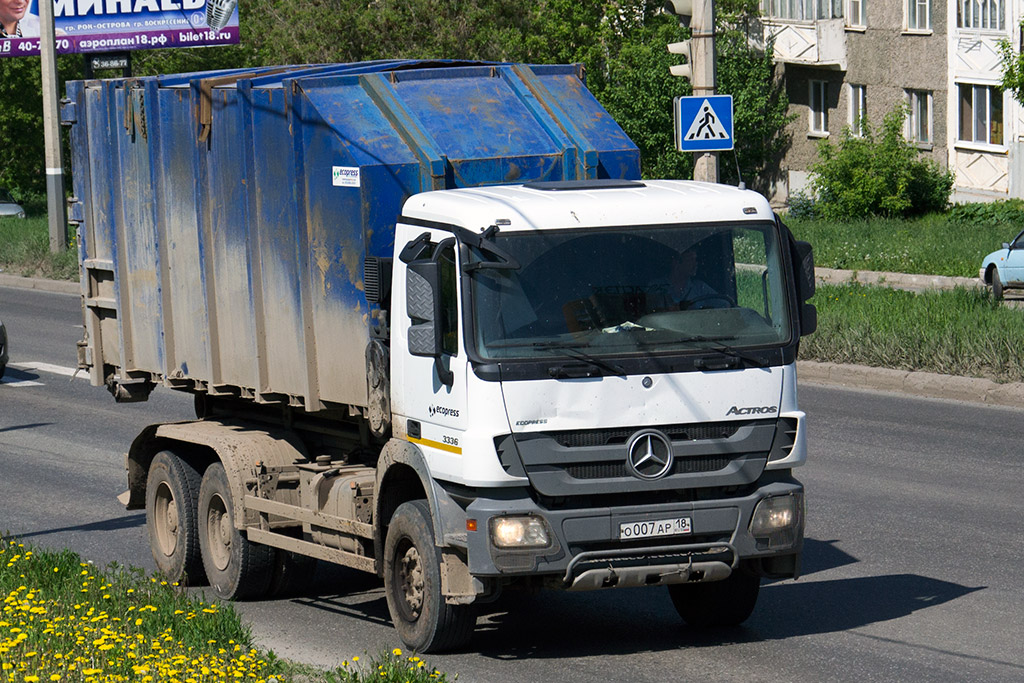 Удмуртия, № О 007 АР 18 — Mercedes-Benz Actros '09 3336 [Z9M]
