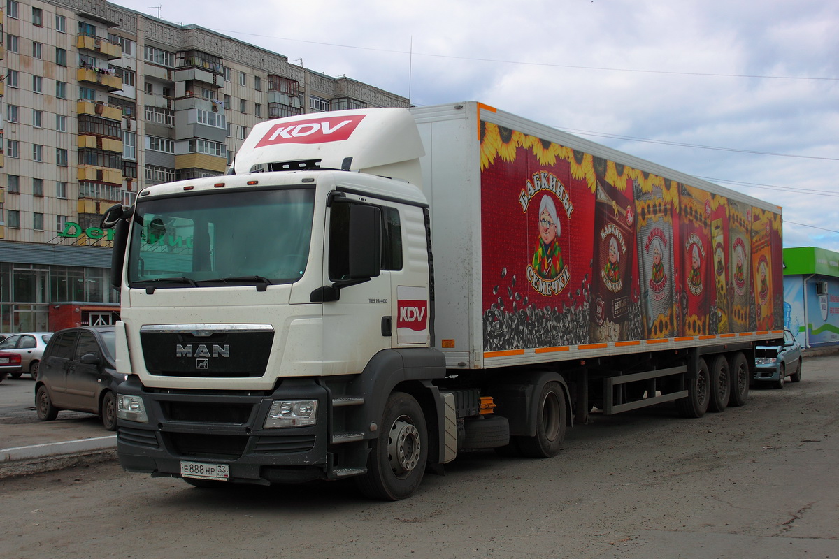 Владимирская область, № Е 888 НР 33 — MAN TGS 19.400