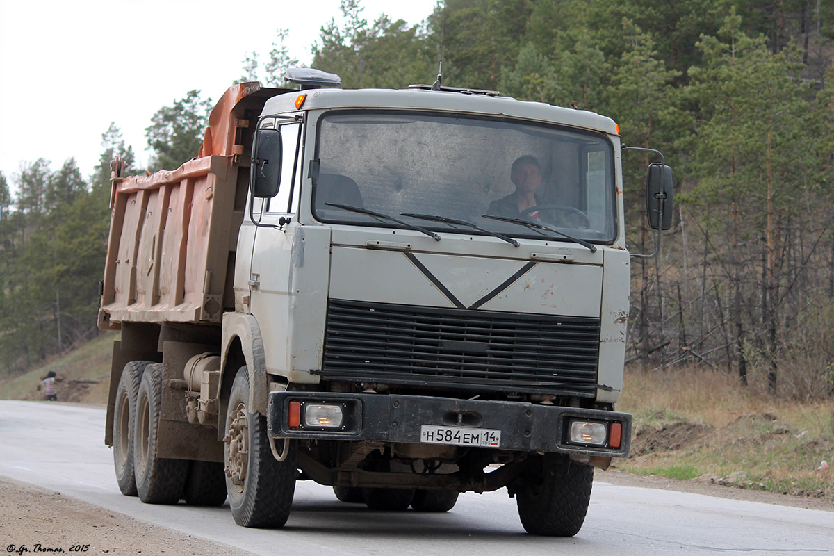 Саха (Якутия), № Н 584 ЕМ 14 — МАЗ-5516 [551600]