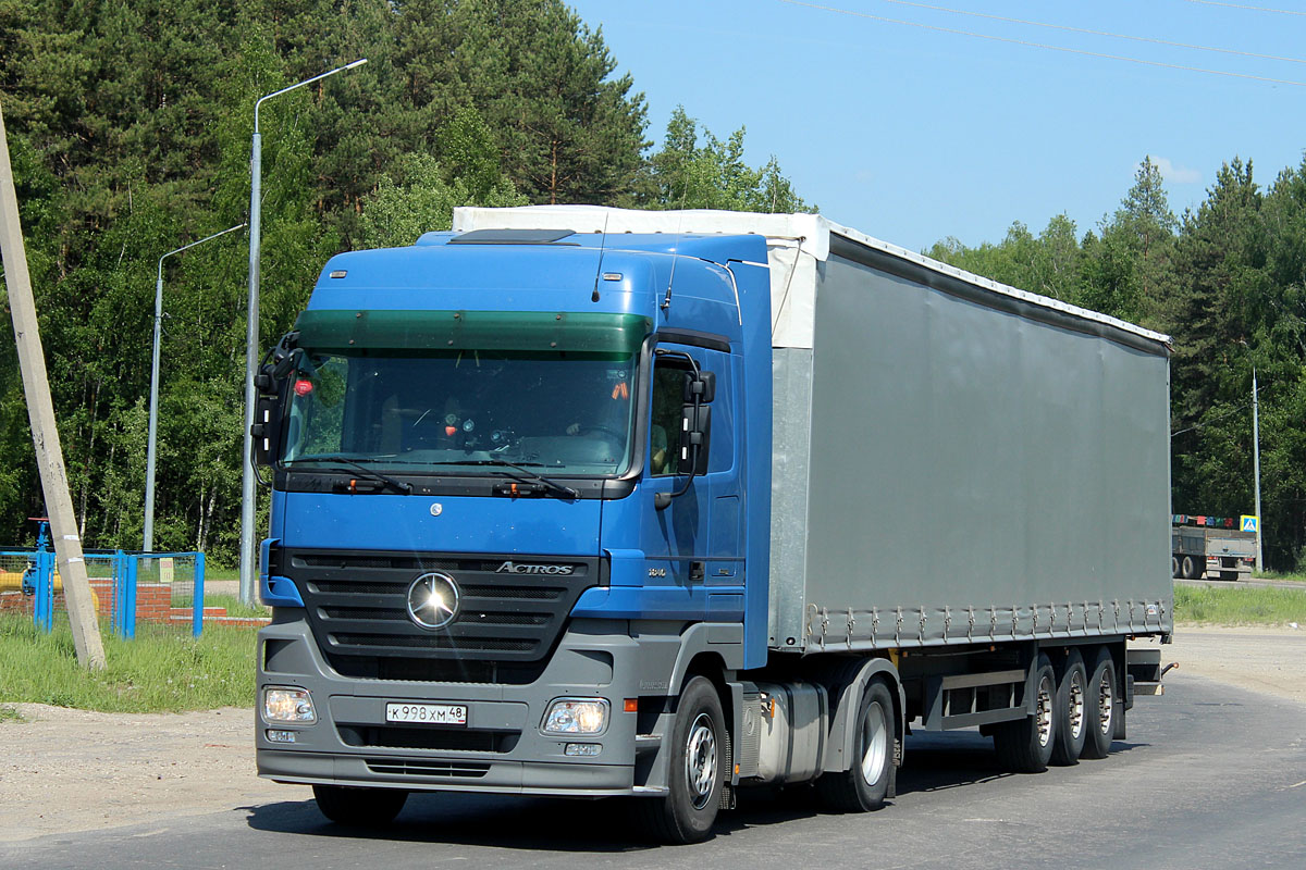 Липецкая область, № К 998 ХМ 48 — Mercedes-Benz Actros ('2003) 1846