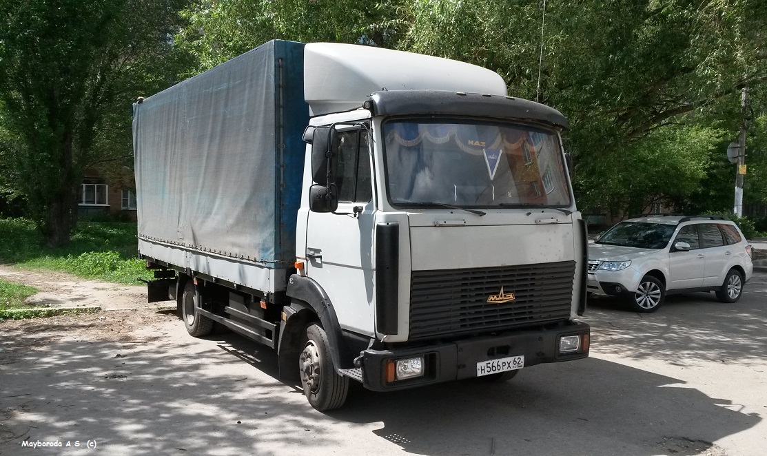 Рязанская область, № Н 566 РХ 62 — МАЗ-437040