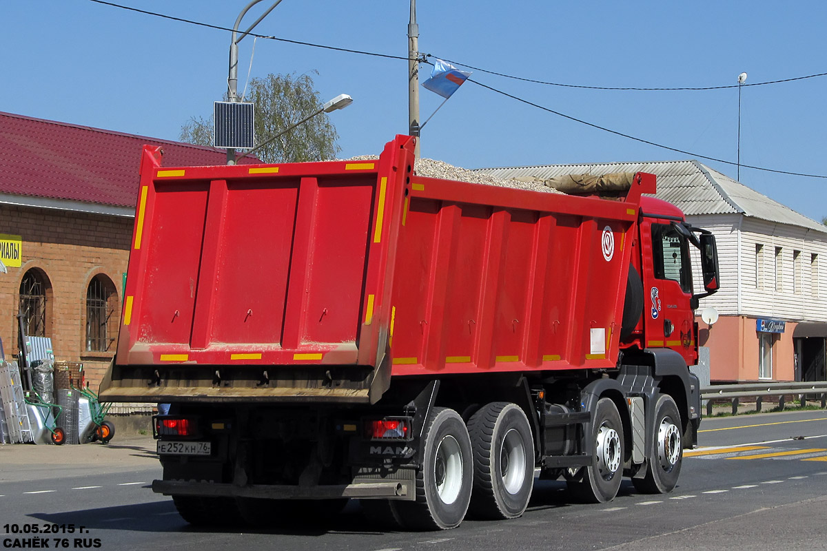 Ярославская область, № Е 252 КН 76 — MAN TGS 41.390
