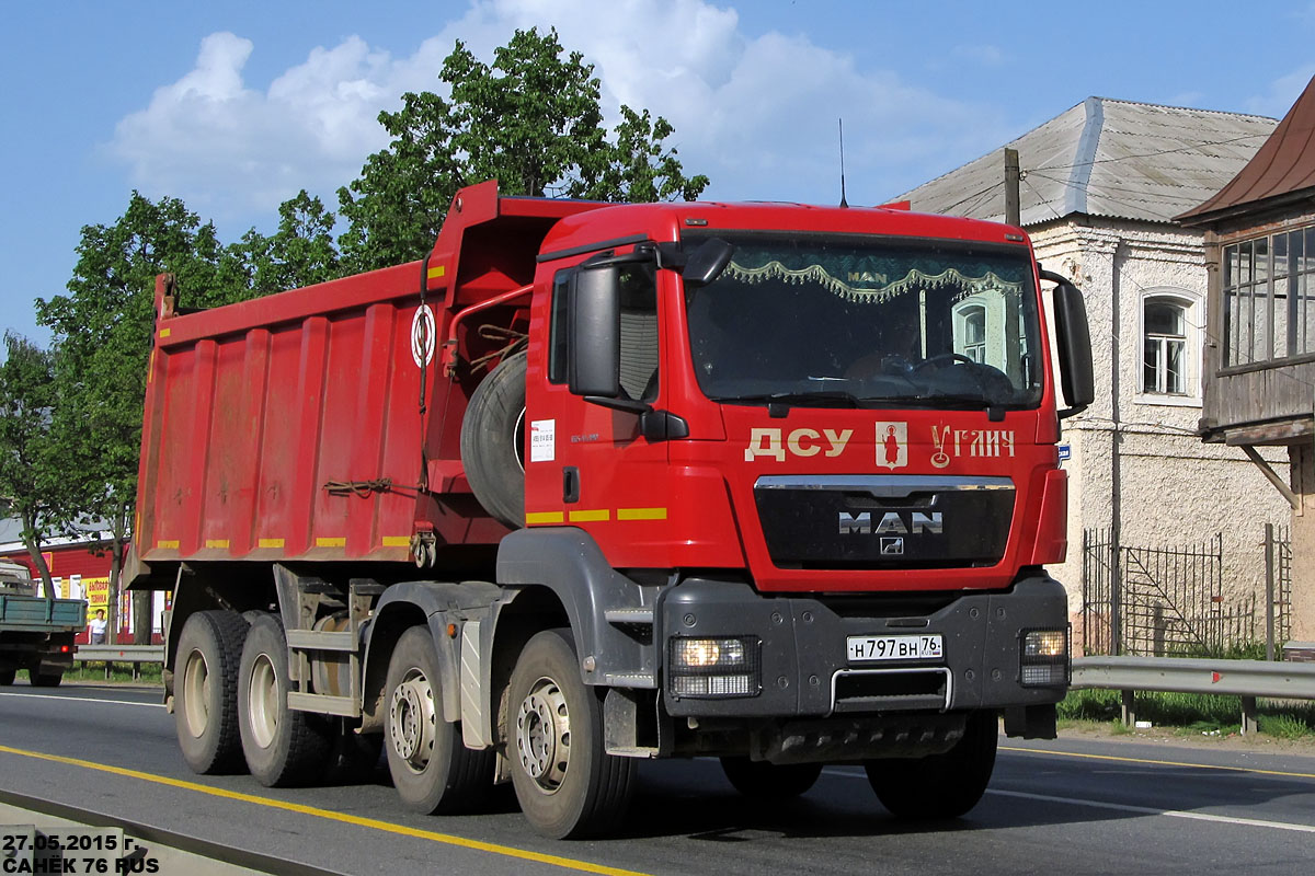 Ярославская область, № Н 797 ВН 76 — MAN TGS 41.390