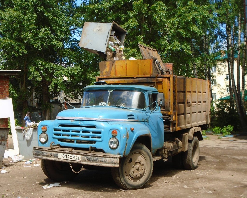 Ивановская область, № Т 614 ОН 37 — ЗИЛ-130 (общая модель)