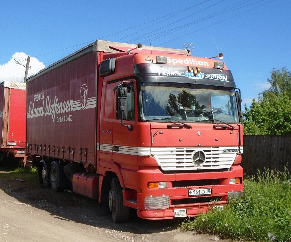 Калужская область, № Н 151 КХ 40 — Mercedes-Benz Actros ('1997) 2543
