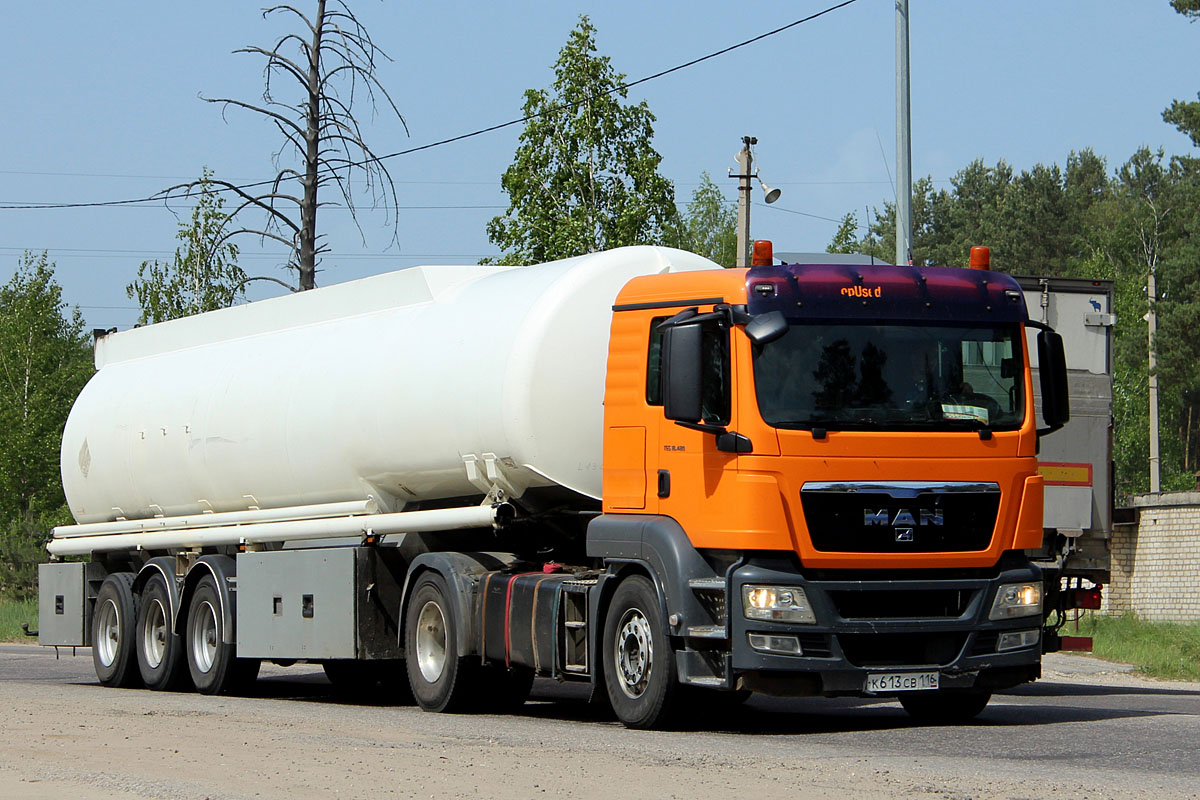 Татарстан, № К 613 СВ 116 — MAN TGS 18.480