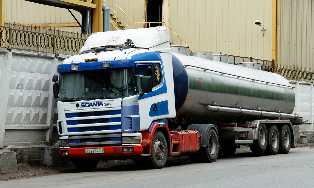 Санкт-Петербург, № В 727 ТУ 78 — Scania ('1996) R124G