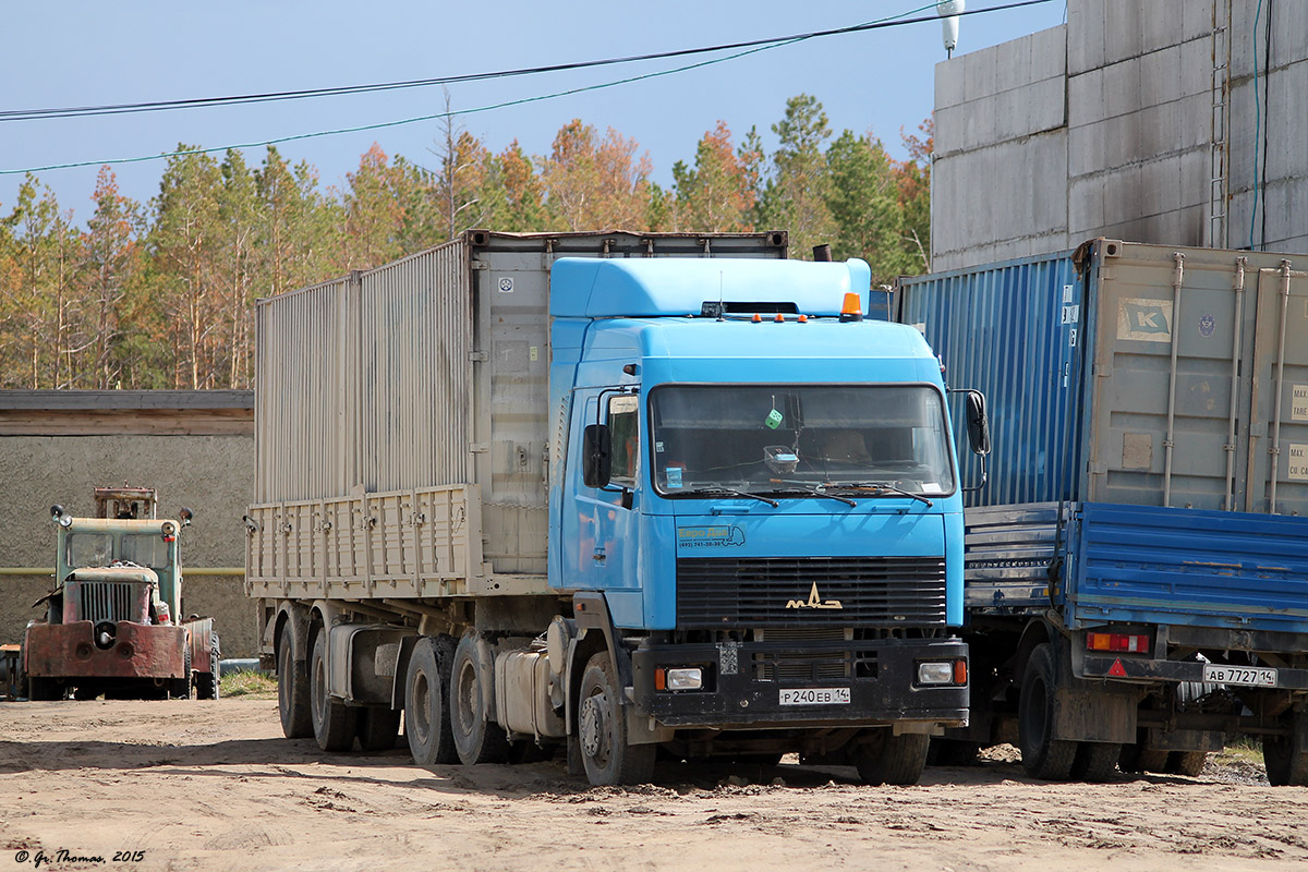 Саха (Якутия), № Р 240 ЕВ 14 — МАЗ-643008