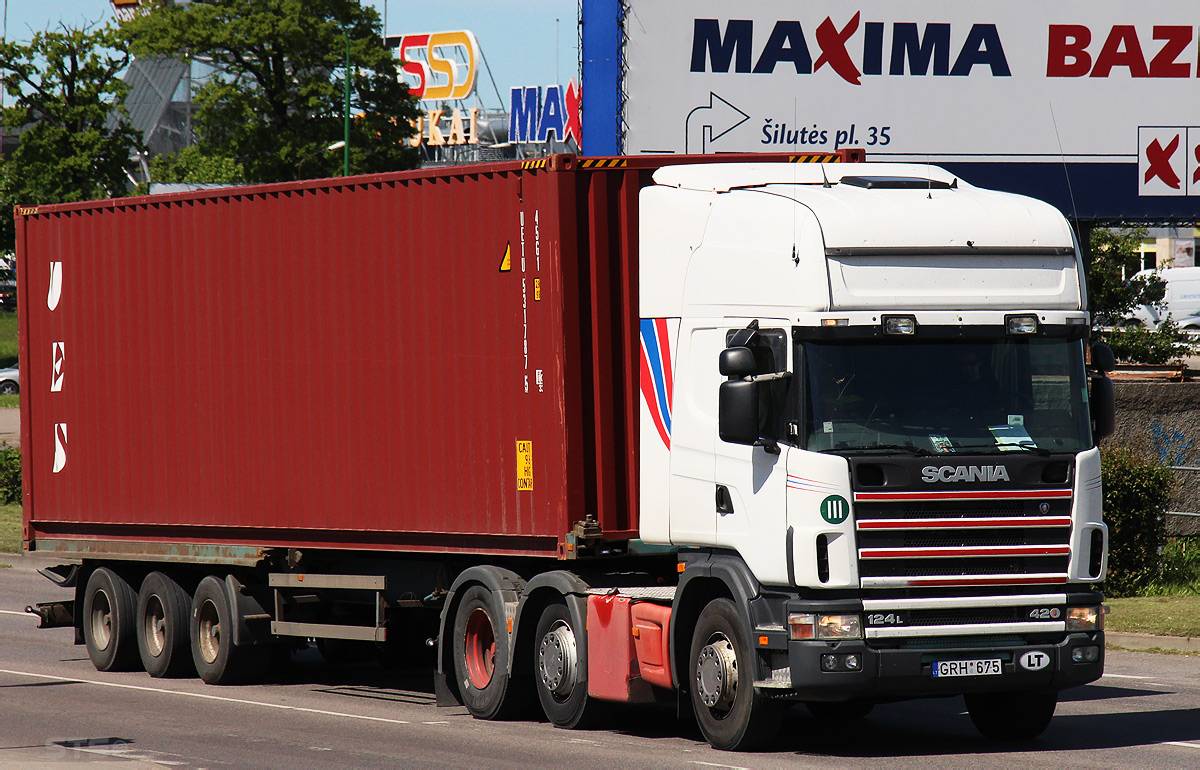 Литва, № GRH 675 — Scania ('1996) R124L