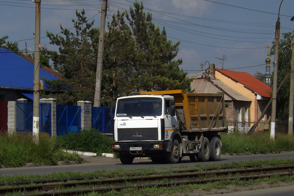 Челябинская область, № Х 990 НУ 174 — МАЗ-551605