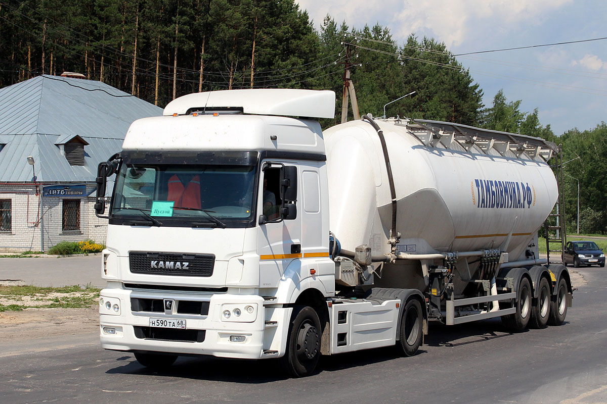 Тамбовская область, № Н 590 ТА 68 — КамАЗ-5490-T5(68)