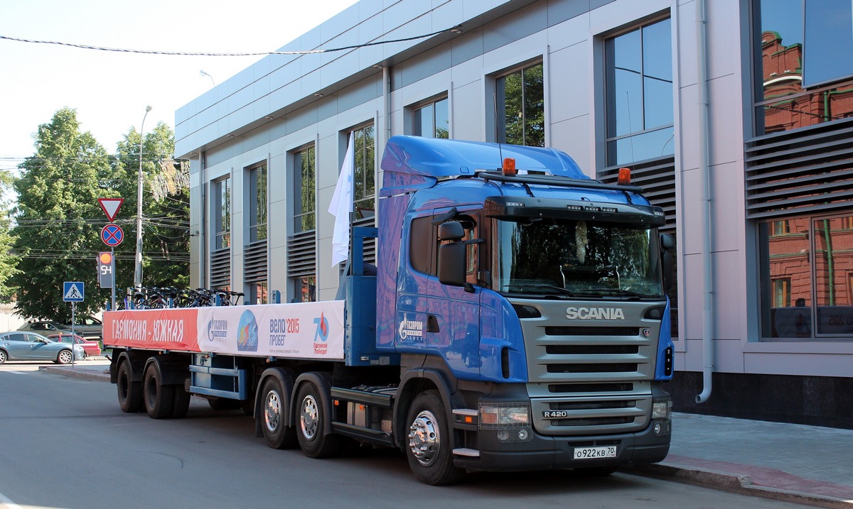 Томская область, № О 922 КВ 70 — Scania ('2004) R420
