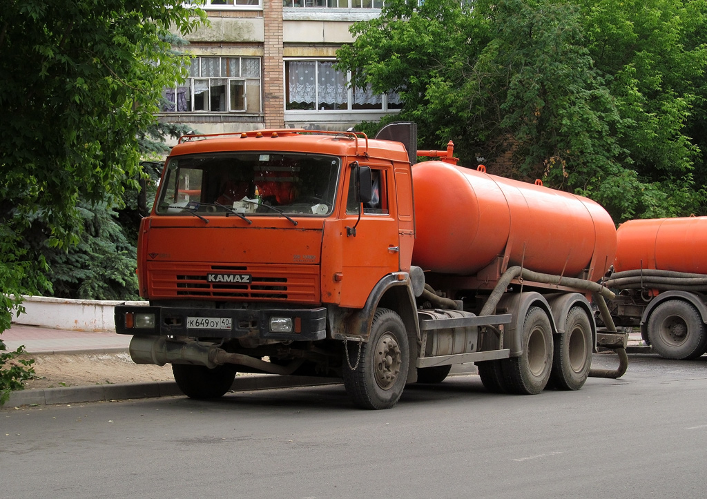 Калужская область, № К 649 ОУ 40 — КамАЗ-65115-62