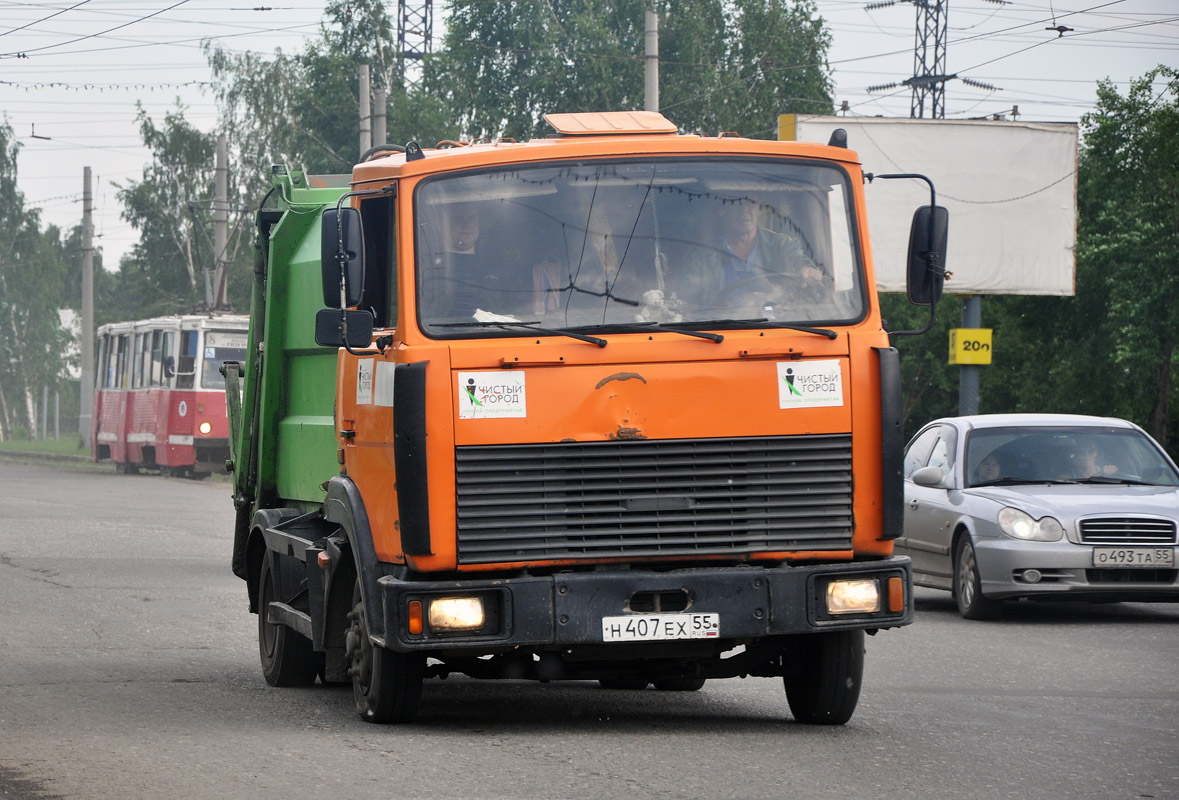 Омская область, № Н 407 ЕХ 55 — МАЗ-437041