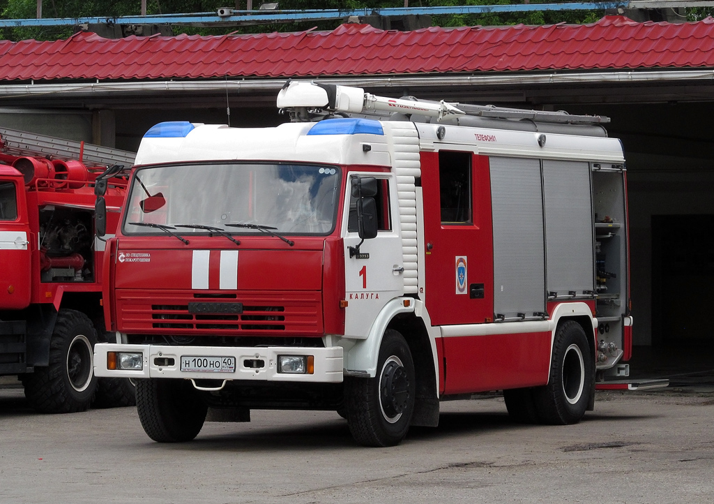 Калужская область, № Н 100 НО 40 — КамАЗ-43253-A3(96)