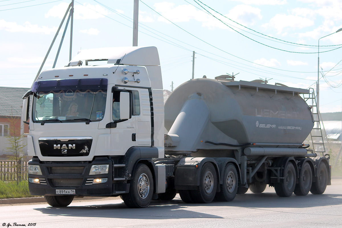 Саха (Якутия), № С 891 КА 14 — MAN TGS 26.440