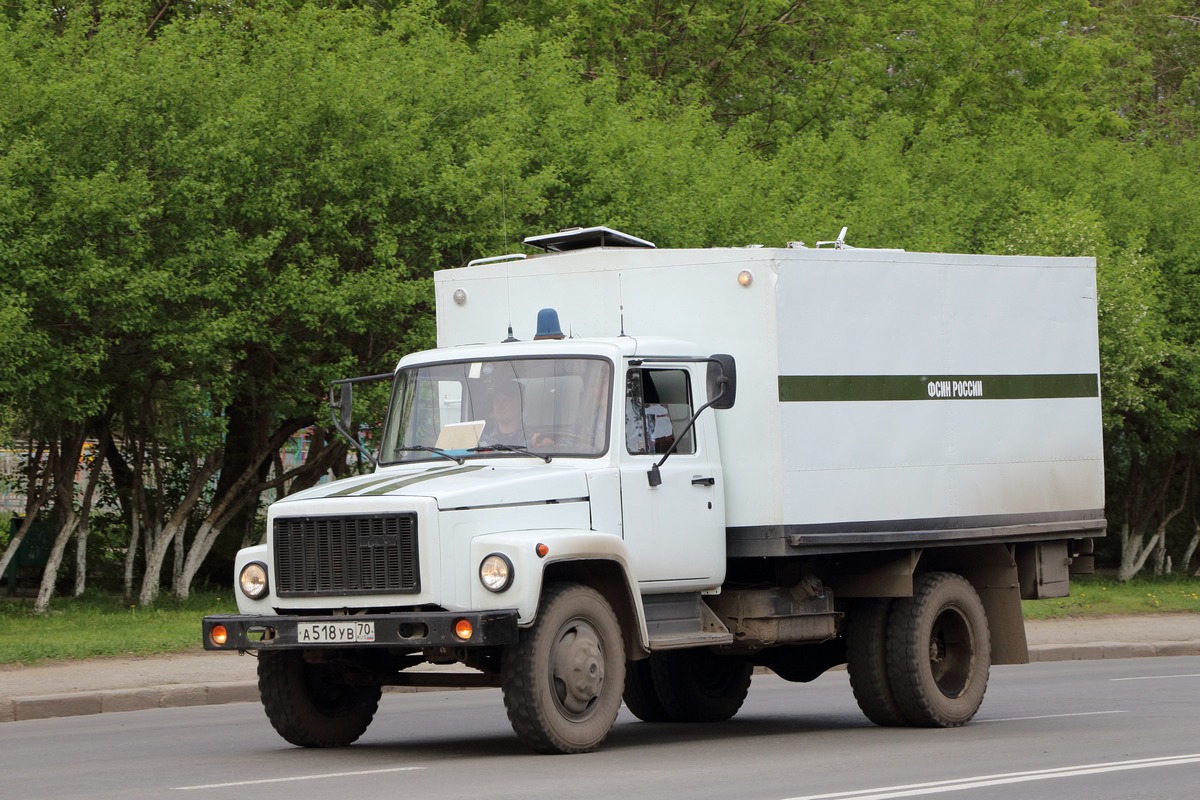 Томская область, № А 518 УВ 70 — ГАЗ-3307
