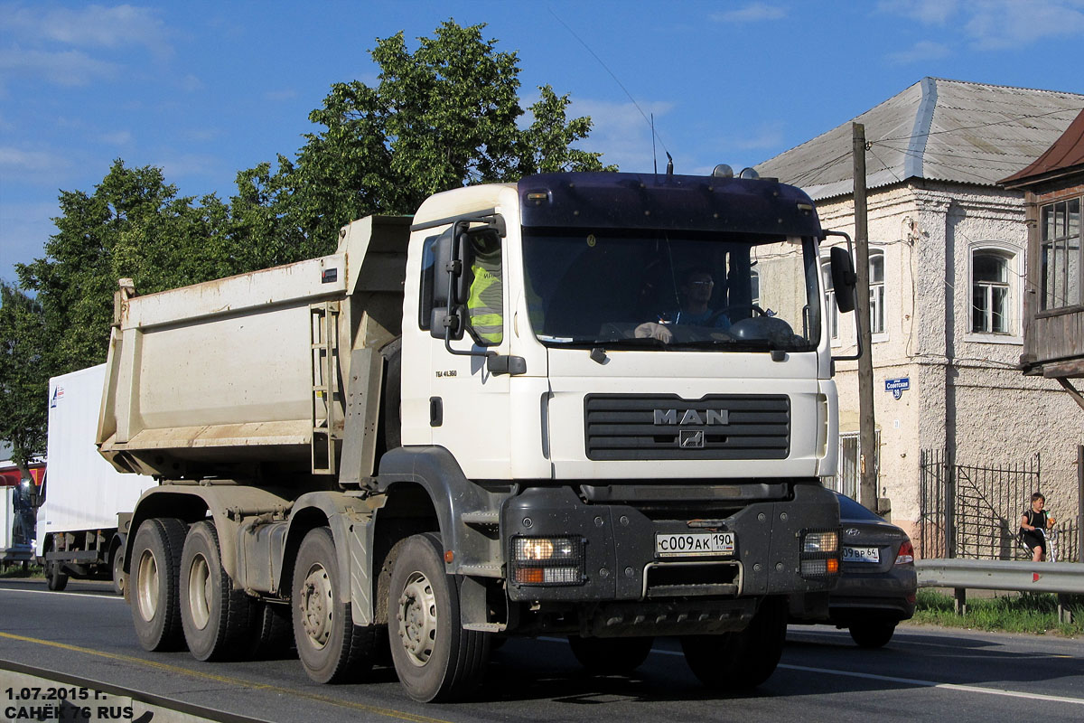 Московская область, № С 009 АК 190 — MAN TGA 41.360