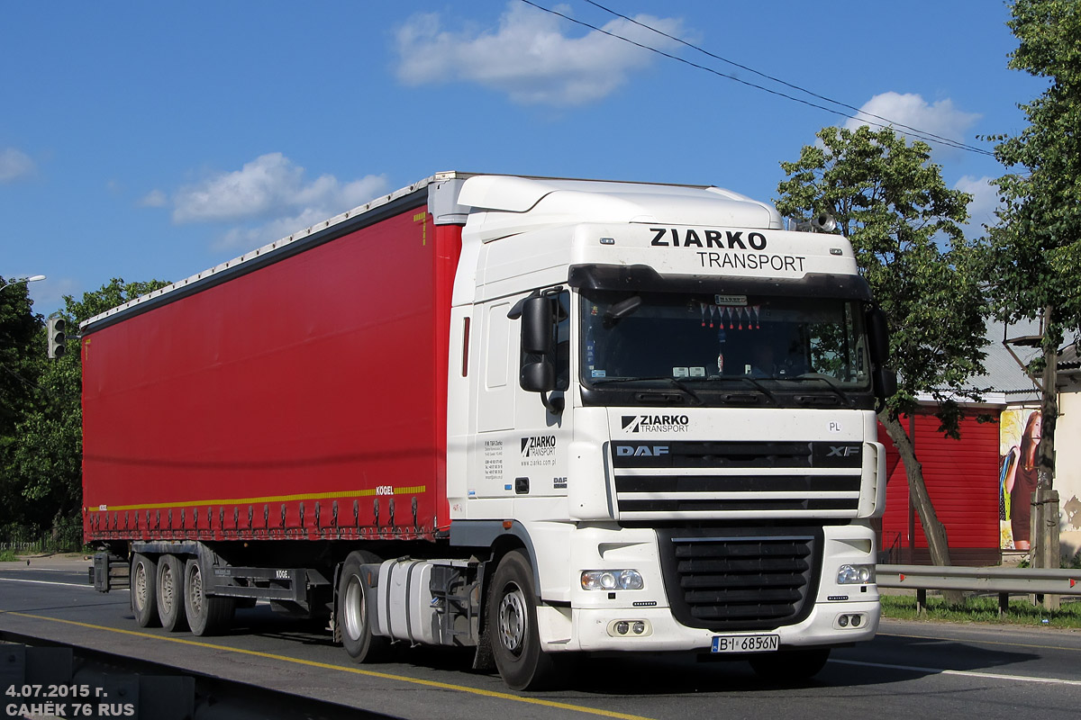 Польша, № BI 6856 N — DAF XF105 FT