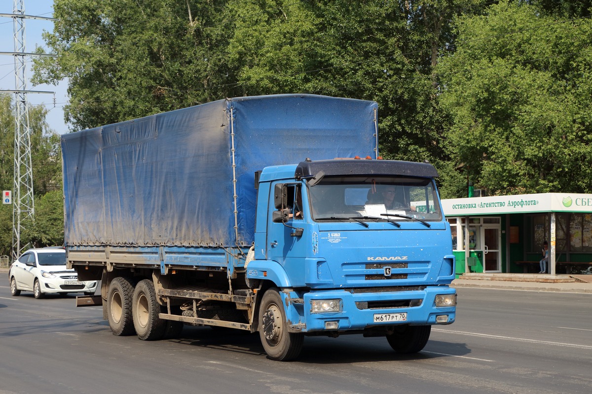 Томская область, № М 617 РТ 70 — КамАЗ-65117-N3(78)