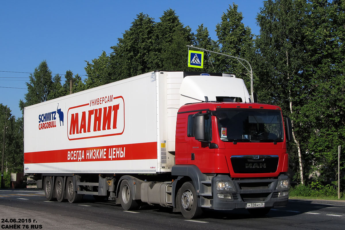 Ставропольский край, № Н 328 НТ 26 — MAN TGS 18.360