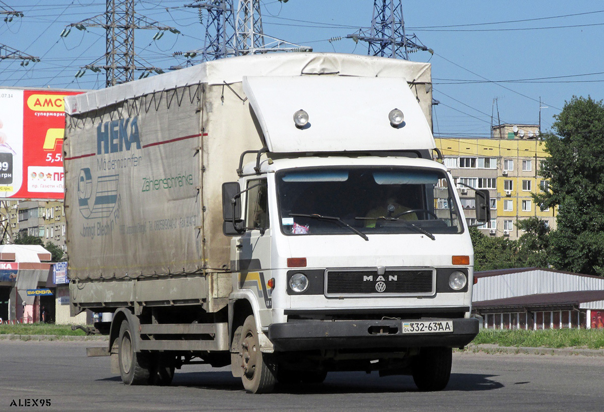 Днепропетровская область, № 332-63 АА — VW-MAN G90