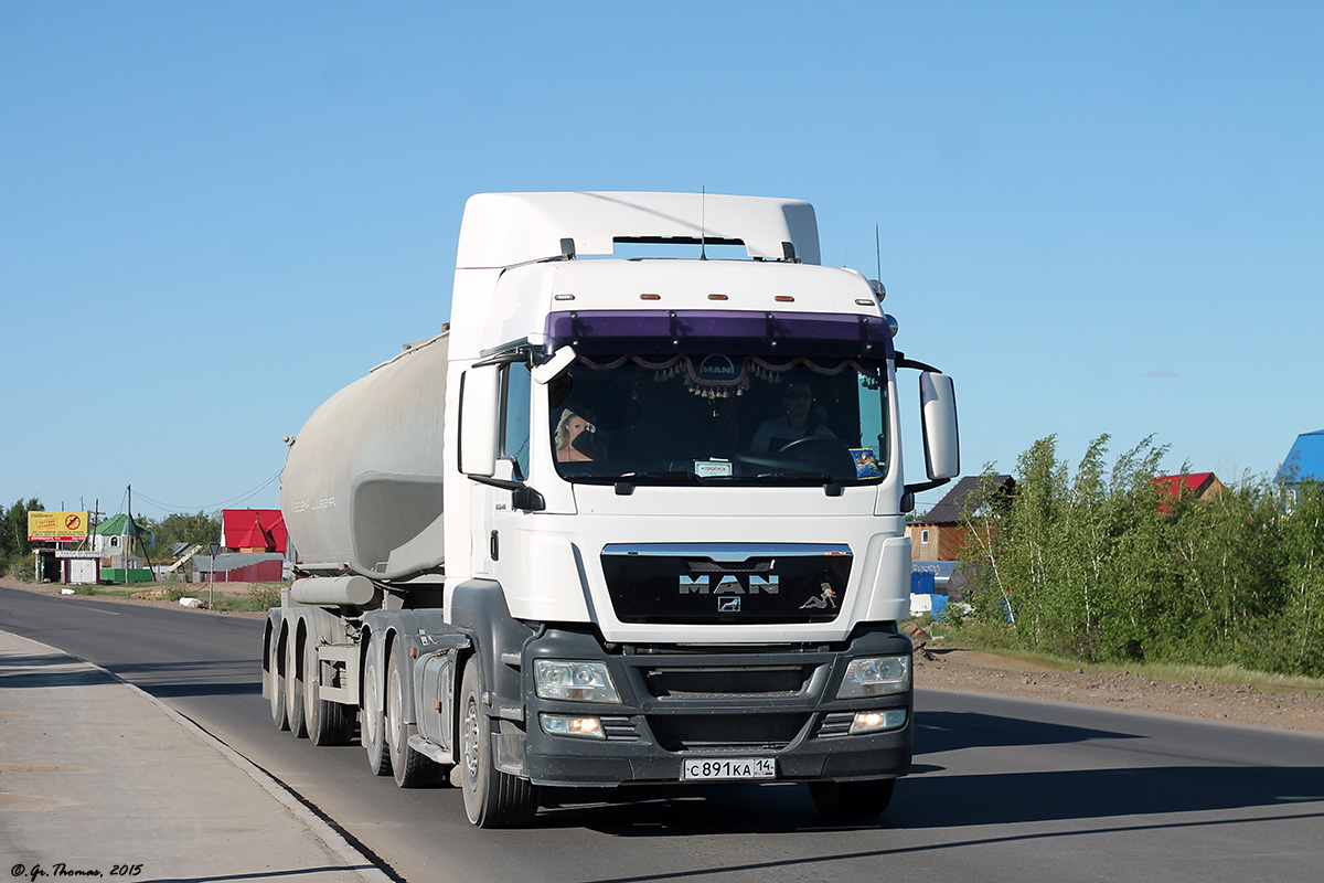 Саха (Якутия), № С 891 КА 14 — MAN TGS 26.440