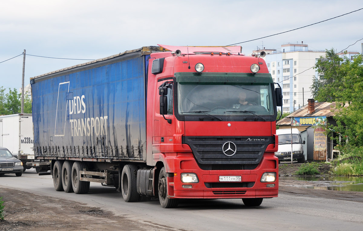 Омская область, № Н 111 УН 55 — Mercedes-Benz Actros ('2003) 1841