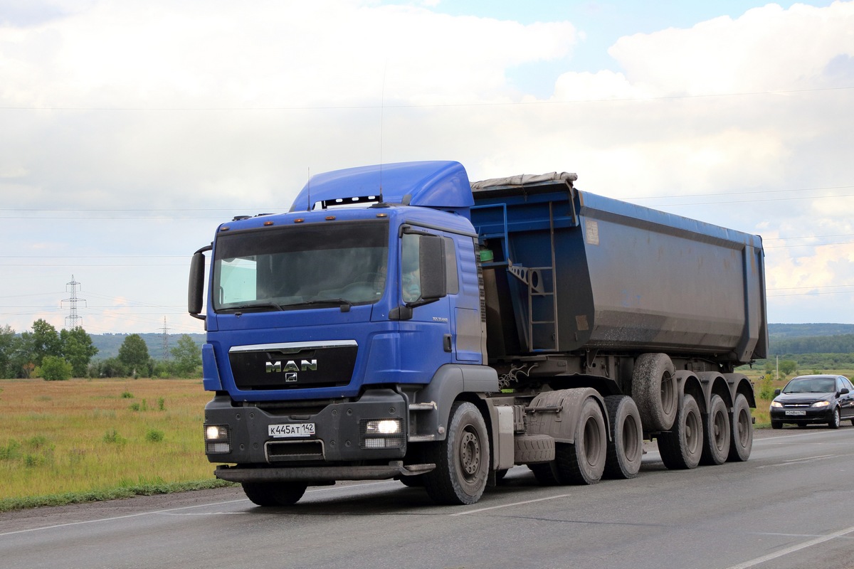 Кемеровская область, № К 445 АТ 142 — MAN TGS 33.440