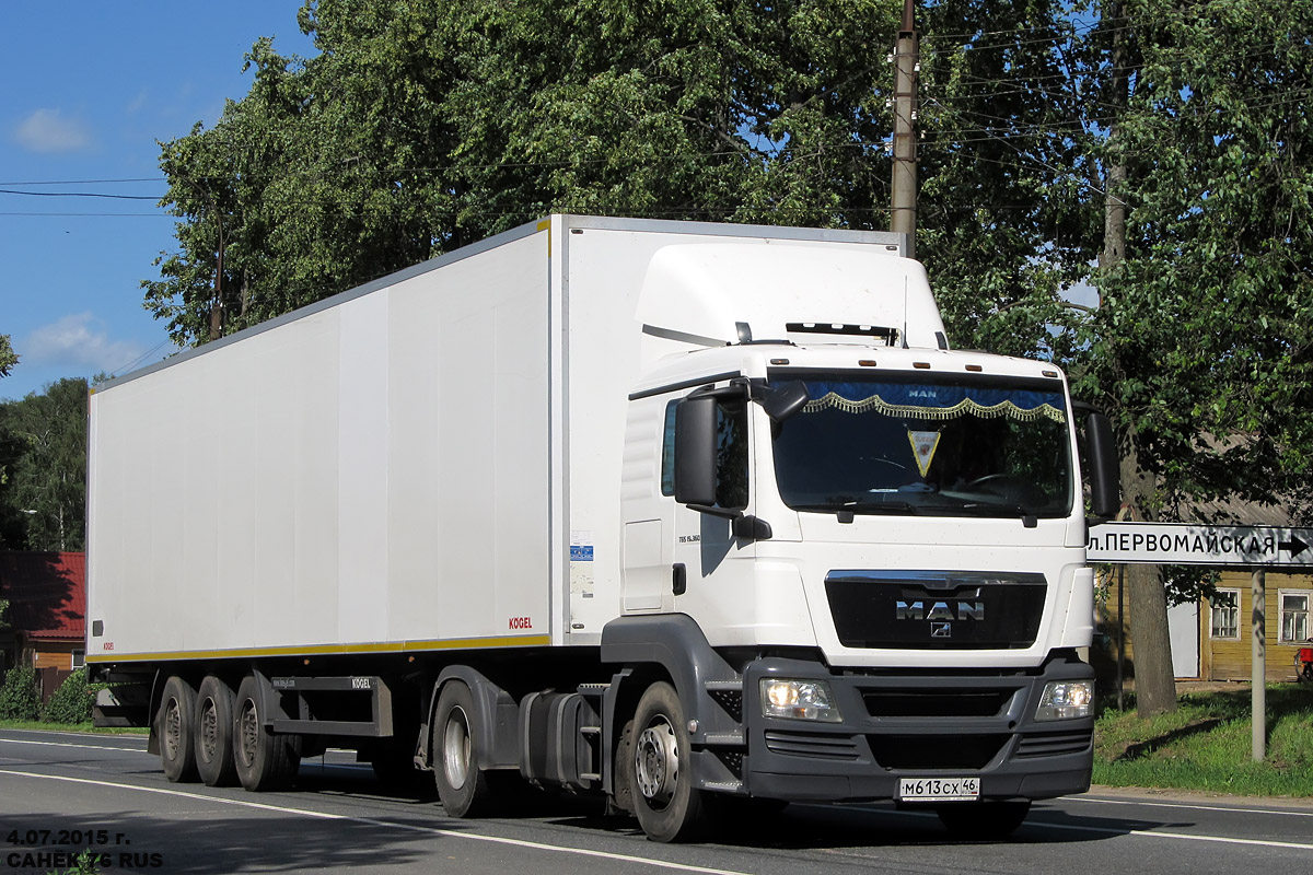 Курская область, № М 613 СХ 46 — MAN TGS 19.360