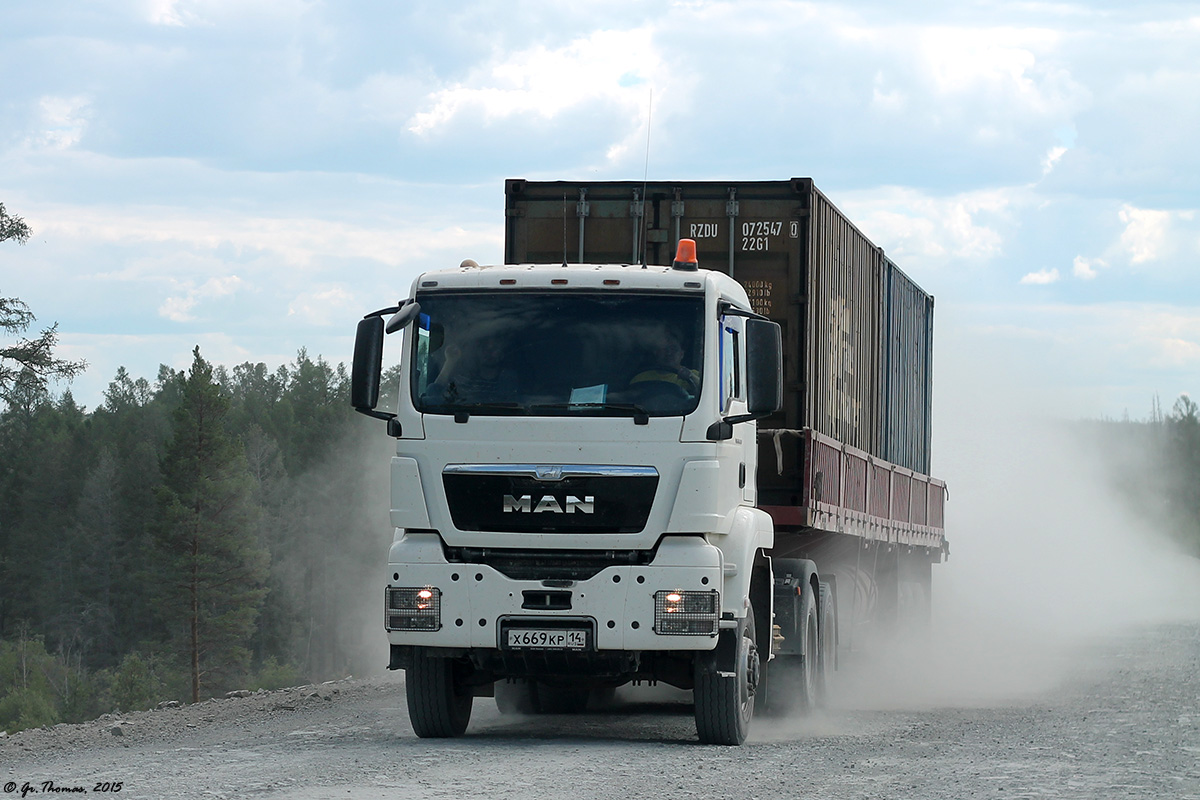 Саха (Якутия), № Х 669 КР 14 — MAN TGS 33.430