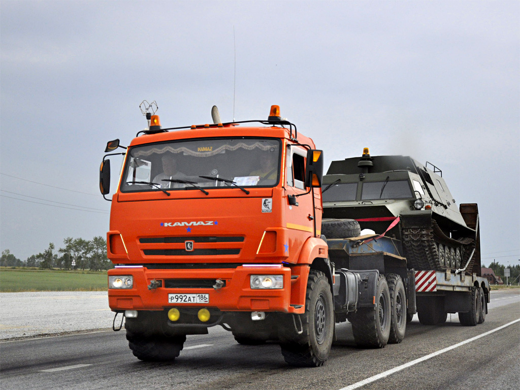 Ханты-Мансийский автоном.округ, № Р 992 АТ 186 — КамАЗ-53504-46