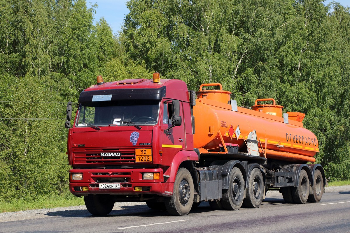 Новосибирская область, № А 024 СН 154 — КамАЗ-6460 [646000]