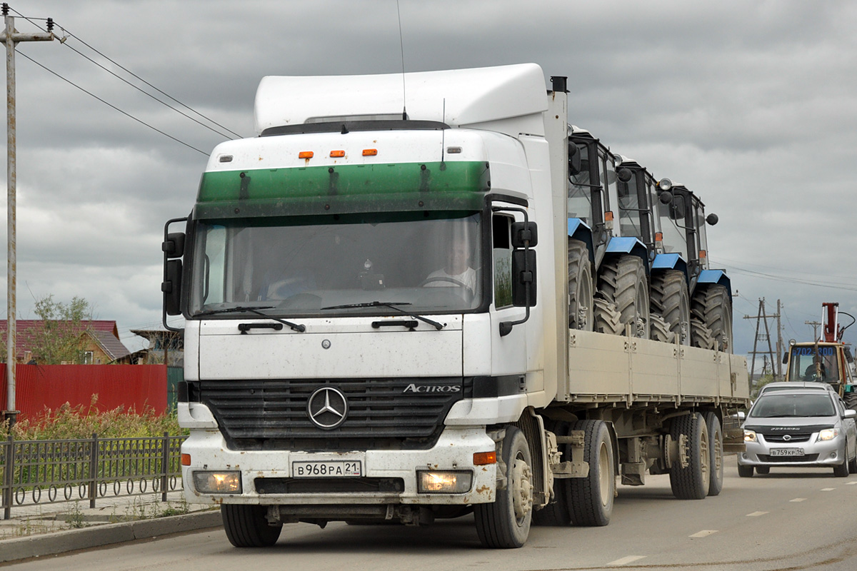 Чувашия, № В 968 РА 21 — Mercedes-Benz Actros ('1997) 1843